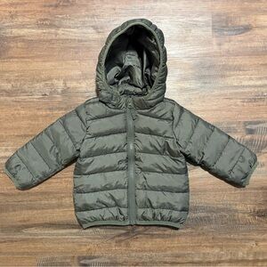H&M Kids Puffer Jacket - Dark Green